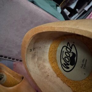 Vintage Wooden Clogs WOODZ  Dutch handmade size 37 Holland

As is 

No returns